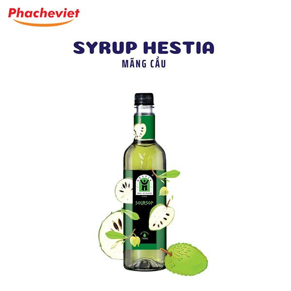 Syrup hestia mãng cầu 750ml