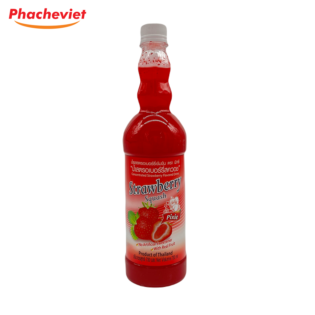 Syrup Pixie Dâu 730ml