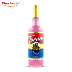 Syrup Torani Hoa Hồng 750ml