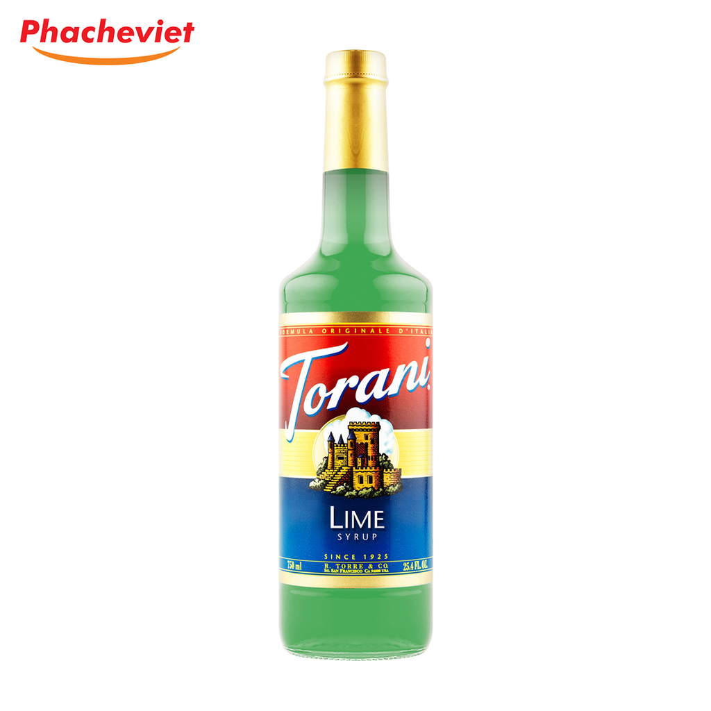 Syrup Torani Lime (Chanh Xanh) 750ml