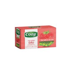 Trà Cozy Dâu dạng túi lọc- hộp 50gr 25 gói