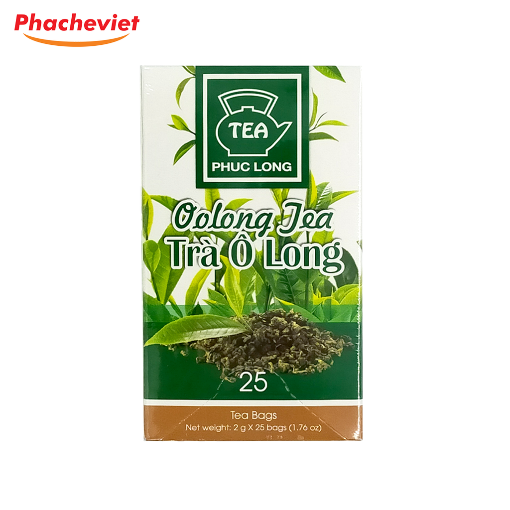 Trà Oolong Túi Lọc Phúc Long - hộp 50gr 25 gói