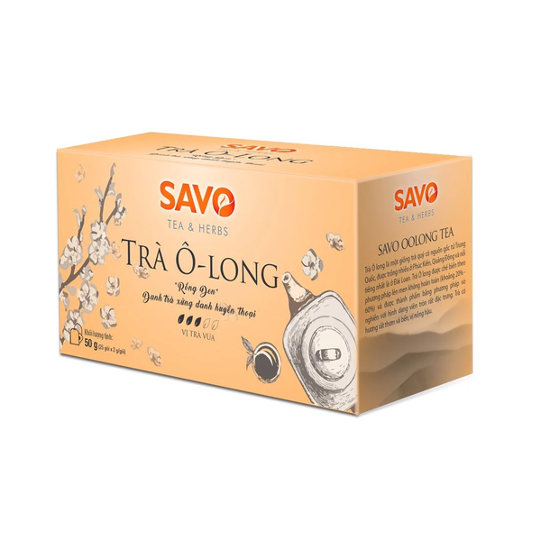 Trà Savo Trà Oolong Hộp Vuông