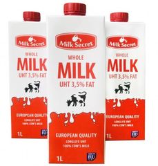 Sữa tươi Ba Lan Milk Secret không đường 1 Lít nguyên chất tiệt trùng