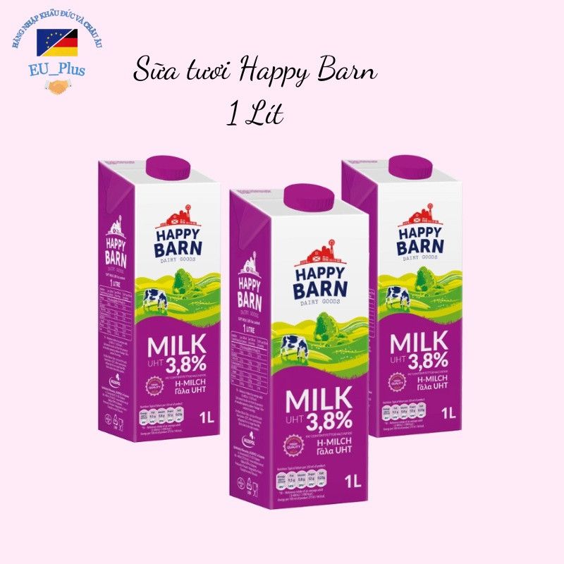 Sữa tươi Happy Barn 1L