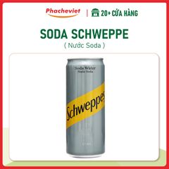 Soda Schweppe 320ml thùng 24 lon