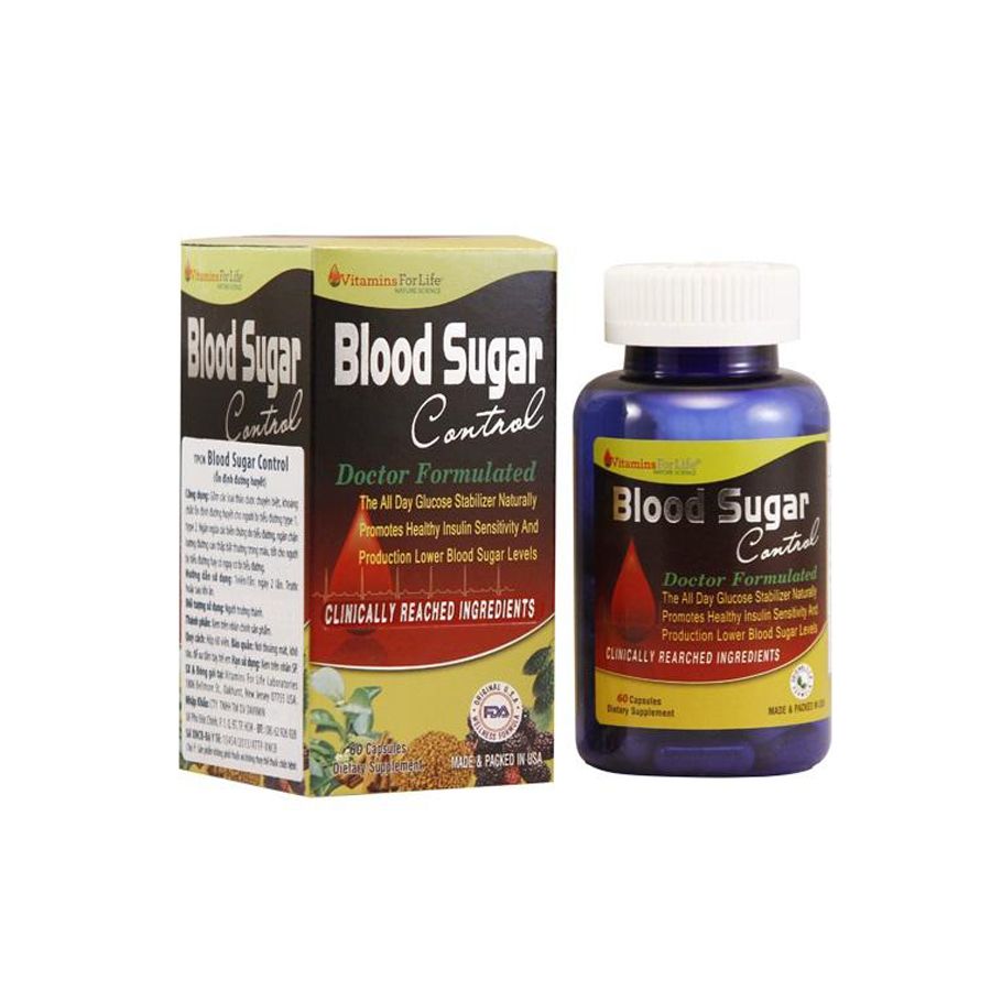  Blood Sugar Control (Mỹ) ổn định đường huyết 60 Viên/lọ [DATE: 30.09.2024] 