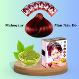  Bột nhuộm tóc thảo dược Herbul Mahogany (màu nâu đỏ) 