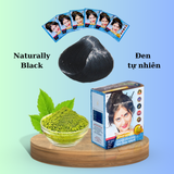 Bột nhuộm tóc thảo dược Herbul  Naturally Black (đen tự nhiên) 