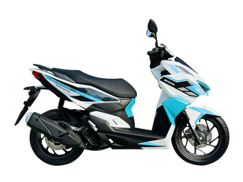 VARIO 160 TRẮNG XANH ĐEN ĐẤU TEM