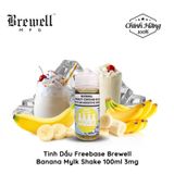  Brewell Mylk Banana Mylk Shake Freebase 100ml Tinh Dầu Vape Mỹ Chính Hãng 