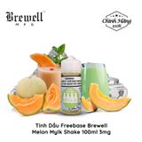  Brewell Mylk Melon Mylk Shake Freebase 100ml Tinh Dầu Vape Mỹ Chính Hãng 