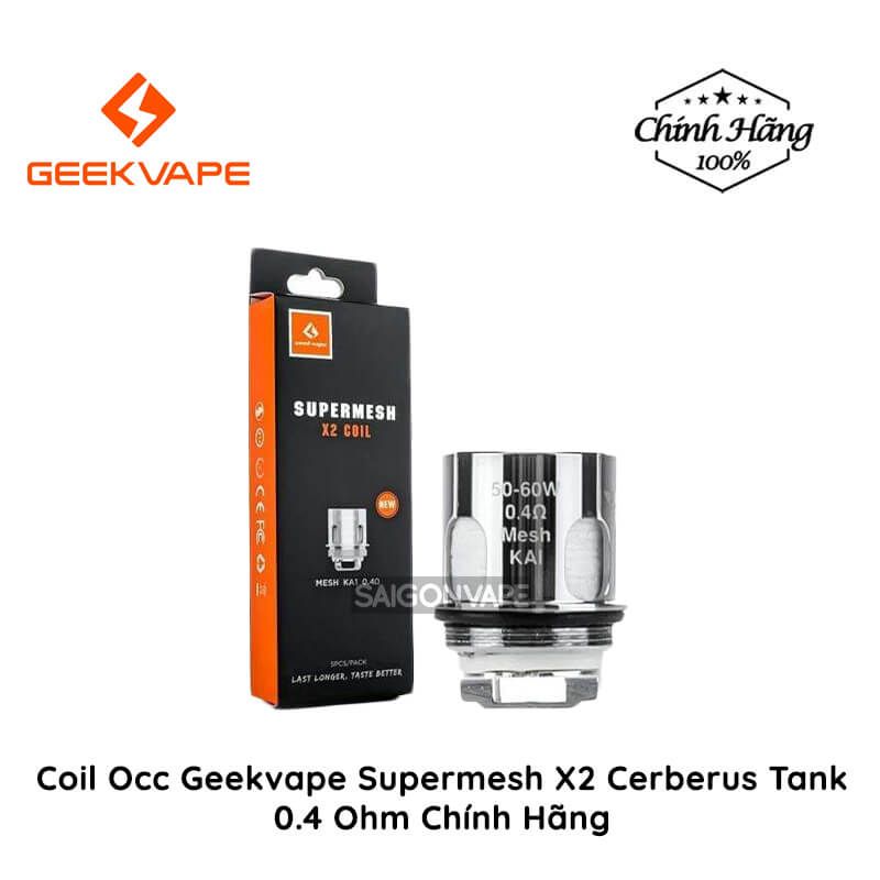  Coil Occ Geekvape Supermesh X2 Cerberus Tank Chính Hãng 