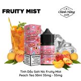  Fruity Mist Peach Tea Salt 30ml Tinh Dầu Vape Chính Hãng 