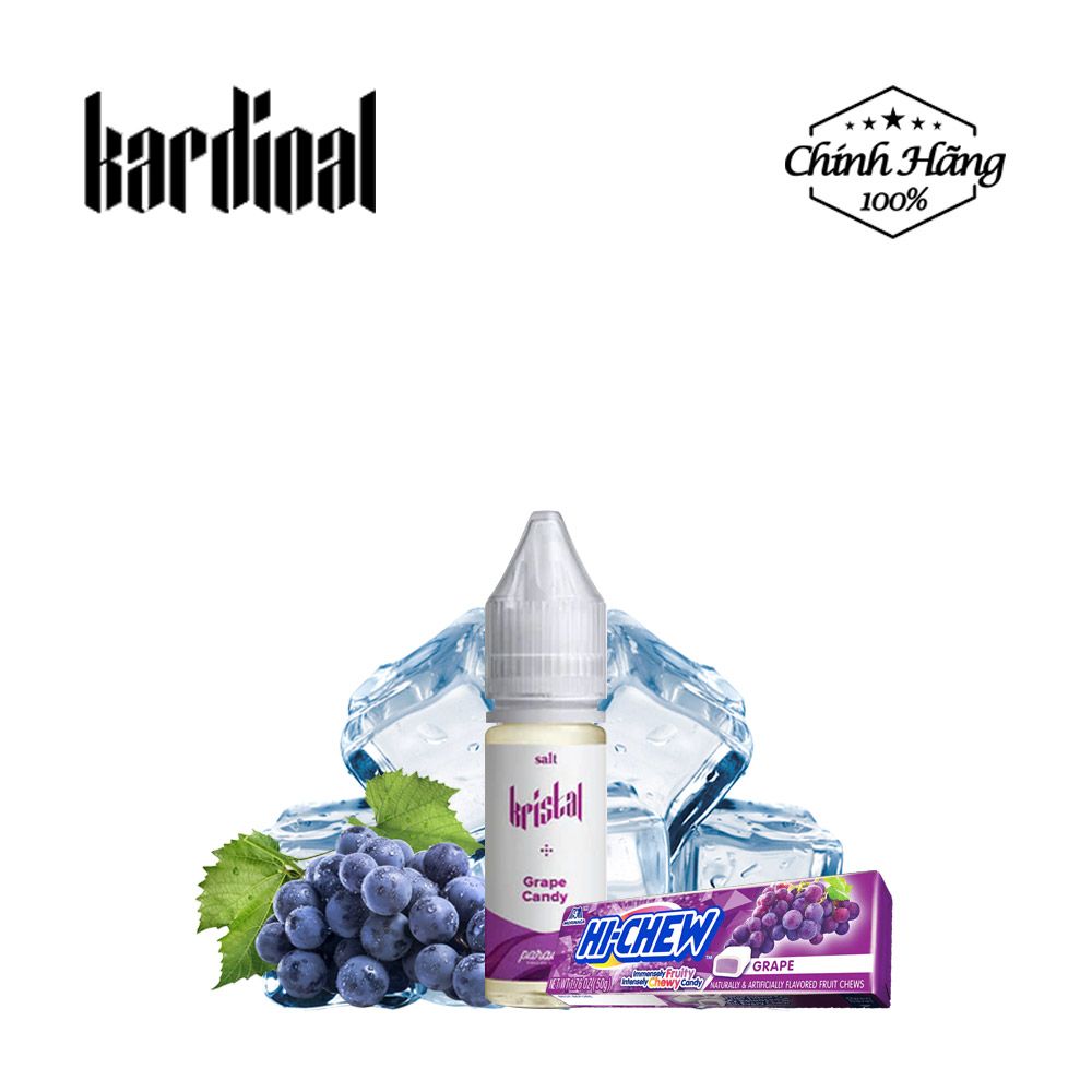  Kardinal Kristal Parasol Grape Candy Salt Chính Hãng 