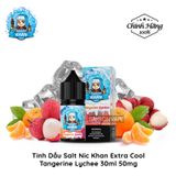  Khan Extra Cool Tangerine Lychee Salt 30ml Tinh Dầu Vape Mỹ Chính Hãng 