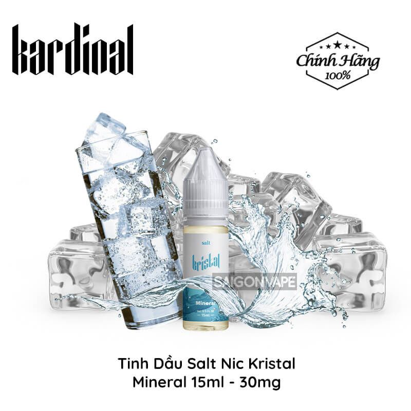  Kristal Mineral Salt 15ml Tinh Dầu Vape Malaysia Chính Hãng 