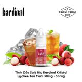  Kristal Lychee Tea Salt 15ml Tinh Dầu Vape Malaysia Chính Hãng 