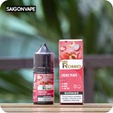  Romio King Ice Lychee Peach Salt 30ml Chính Hãng 