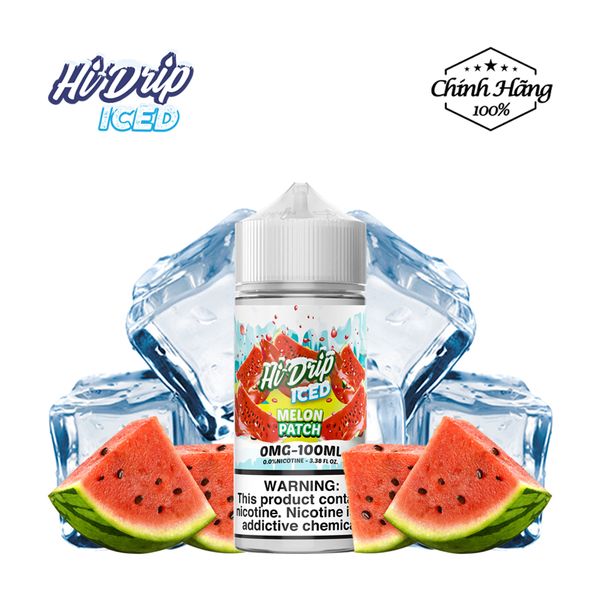 Hi Drip Iced Melon Patch 100ml Chính Hãng Shop Pod 1 Lần Sài Gòn