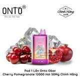  ONTO Obar 12000 Hơi Cherry Pomegranate Vape Pod Hút 1 Lần Chính Hãng 