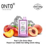  ONTO Obar 12000 Hơi Peach Ice Vape Pod Hút 1 Lần Chính Hãng 