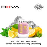  OXBAR G8000 8000 Hơi Lemon Mint Vape Pod Hút 1 Lần Chính Hãng 
