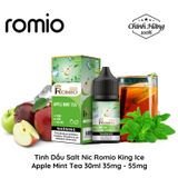  Romio King Ice Apple Mint Tea Salt 30ml Tinh Dầu Vape Chính Hãng 