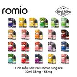  Romio King Ice Apple Mint Tea Salt 30ml Tinh Dầu Vape Chính Hãng 