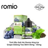  Romio King Ice Grape Oolong Tea Salt 30ml Tinh Dầu Vape Chính Hãng 