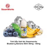  Steamworks Blueberry Banana Salt 30ml Tinh Dầu Vape Mỹ Chính Hãng 