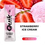  Kardinal KS Quik 2000 Hơi Strawberry Ice Cream - Vape Pod Hút 1 Lần Chính Hãng 