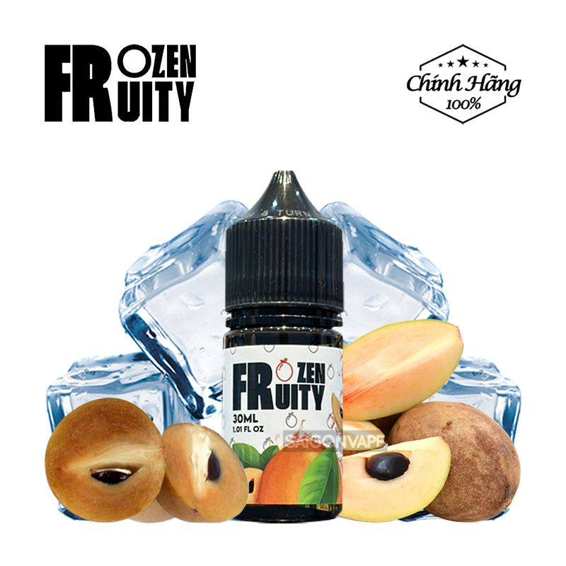  Frozen Fruity Iced Zapota Citrus Salt 30ml Chính Hãng 