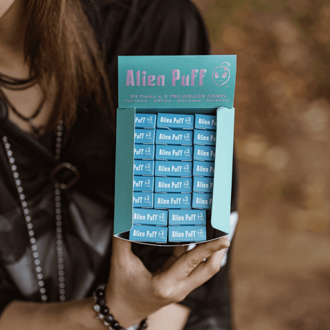  CONE CUỐN SẴN ALIENPUFF BLUE NGẮN HP157 