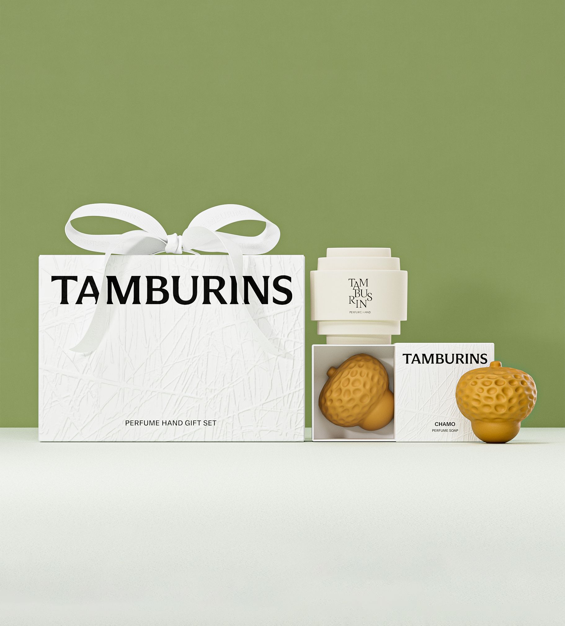 Set Tamburins Soap Chamo + kem tay Vein