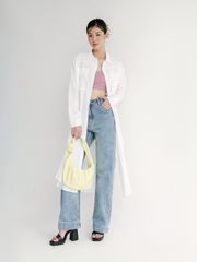 Quần jeans ống đứng viền lai túi xéo - JN03