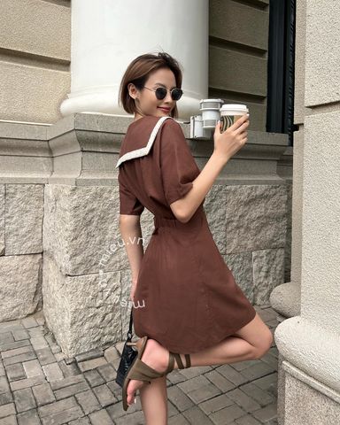 Đầm sailor vạt xéo - JN02