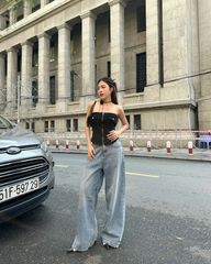 Quần Jeans Y2K Ống Suông Rộng - KS11