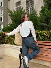 Quần jeans suông form vừa - JO18