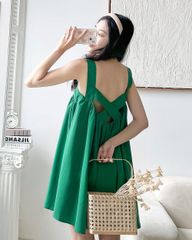 Đầm babydoll đan dây lưng - JA06