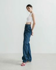 Quần jeans suông túi hộp - JJ21