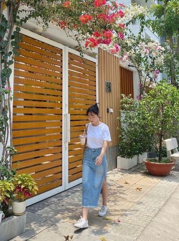 Váy jeans midi xẻ tà (28 Trung) - HMR19_Trung_28