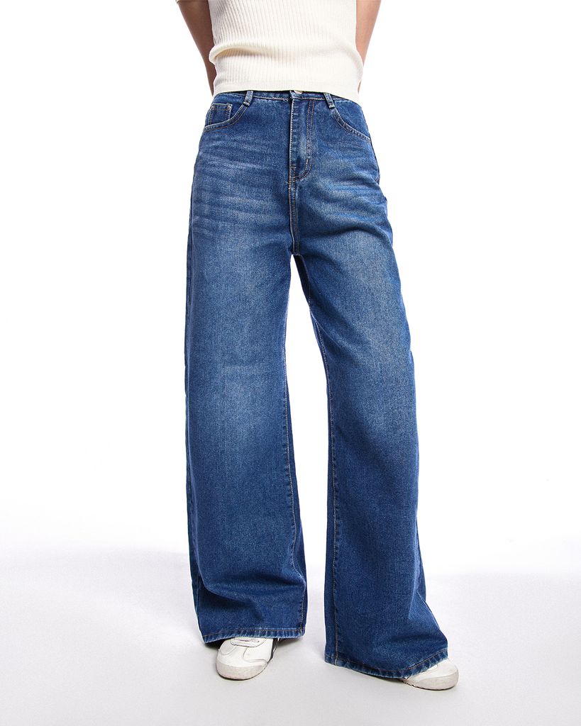Quần Jeans Ống Rộng - KAU16