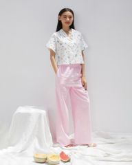 Quần Palazzo Linen Lưng Thun - KMA03