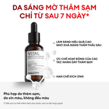 Serum Vital sáng da, mờ thâm sạm vượt trội 30ml với Niacinamide 5%