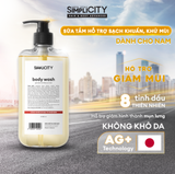 Combo Sữa tắm hỗ trợ sạch khuẩn, khủ mùi hương tinh dầu 500ml và Dung dịch vệ sinh nam 80ml