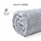 Khăn tắm sợi tre cao cấp lớn 60x120cm gội đầu, lau mặt