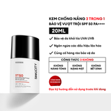 Kem chống nắng 3 trong 1 bảo vệ vượt trội Invisible Sunscreen 20ml SPF 50 PA++++