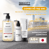 Combo Làm sạch 3in1 Sữa tắm tinh dầu, sữa rửa mặt và dung dịch vệ sinh