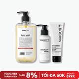 Combo Làm sạch 3in1 Sữa tắm tinh dầu, sữa rửa mặt và dung dịch vệ sinh